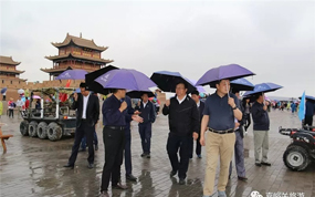 甘肃省旅发委检查嘉峪关市旺季旅游市场情况