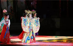 平凉崆峒武术助阵陕西旅游集团《长恨歌》年度首场演出