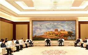 林铎会见文化和旅游部部长胡和平